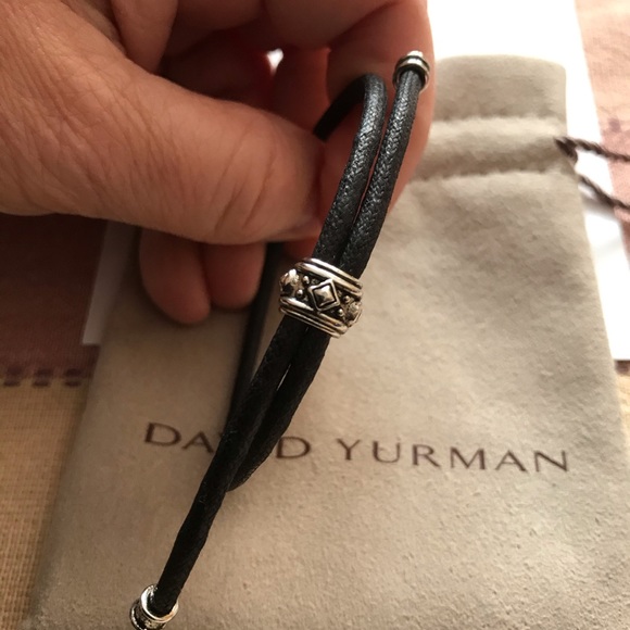 David Yurman Leather Renaissance Bracelet - Picture 3 of 4